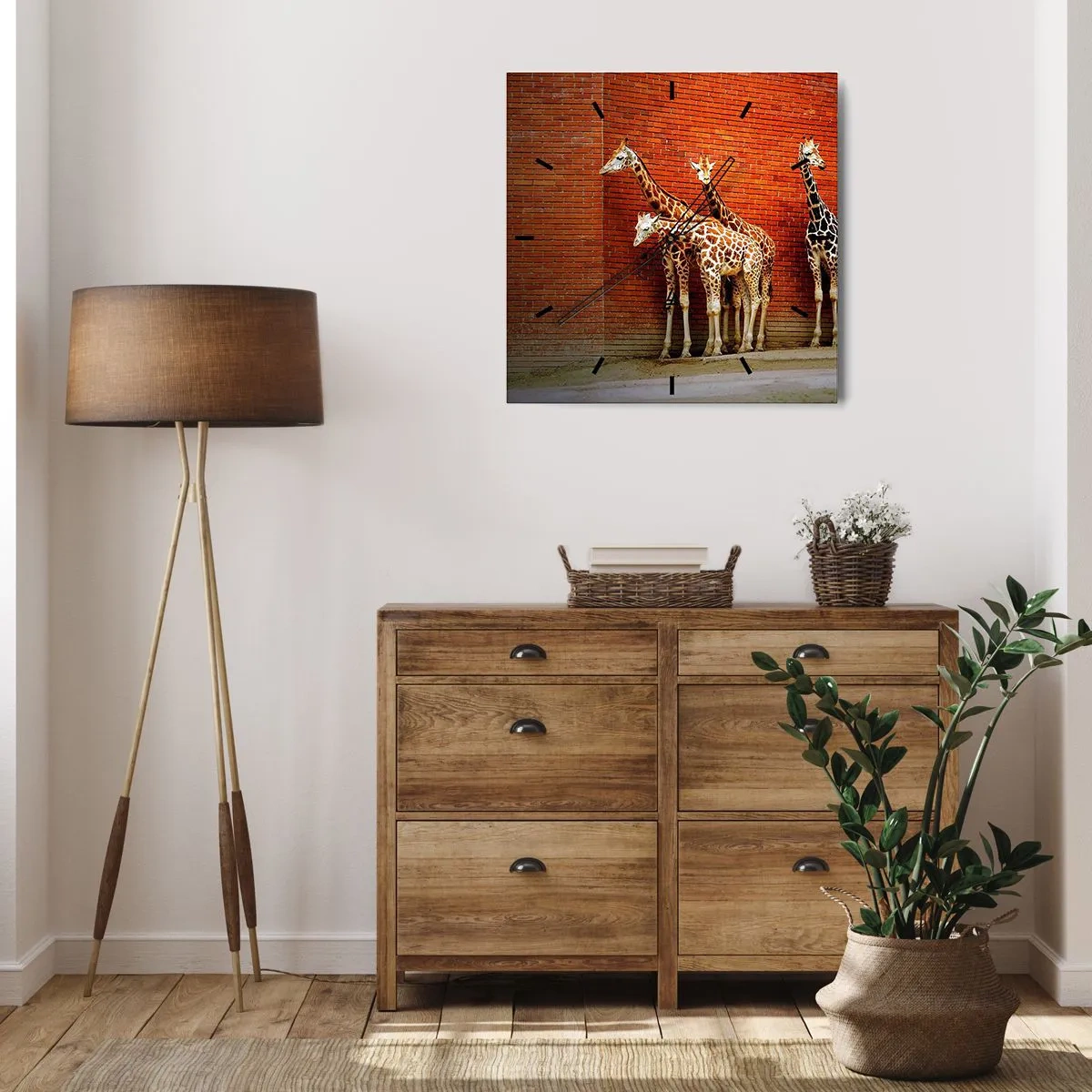 Nástenné hodiny - Vidíte nejaký agát? - 40x40 cm