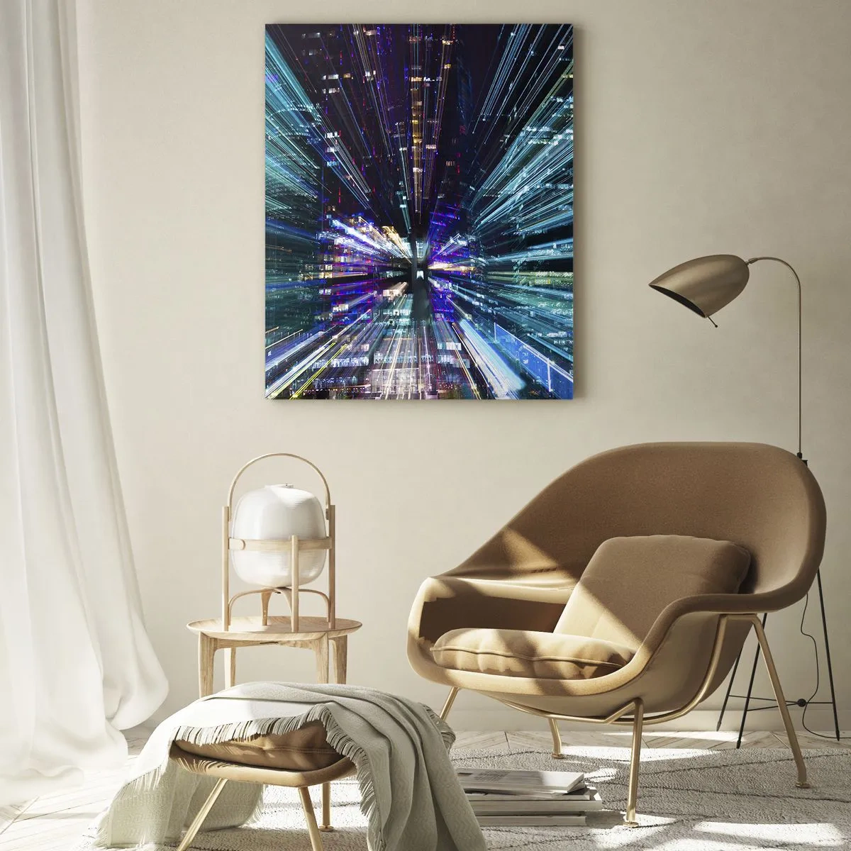 Obraz na skle - Prechod do hyperpriestoru - 50x70 cm