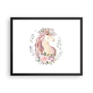 Plagát v čiernom ráme - Pozvánka do ríše rozprávok - 50x40 cm