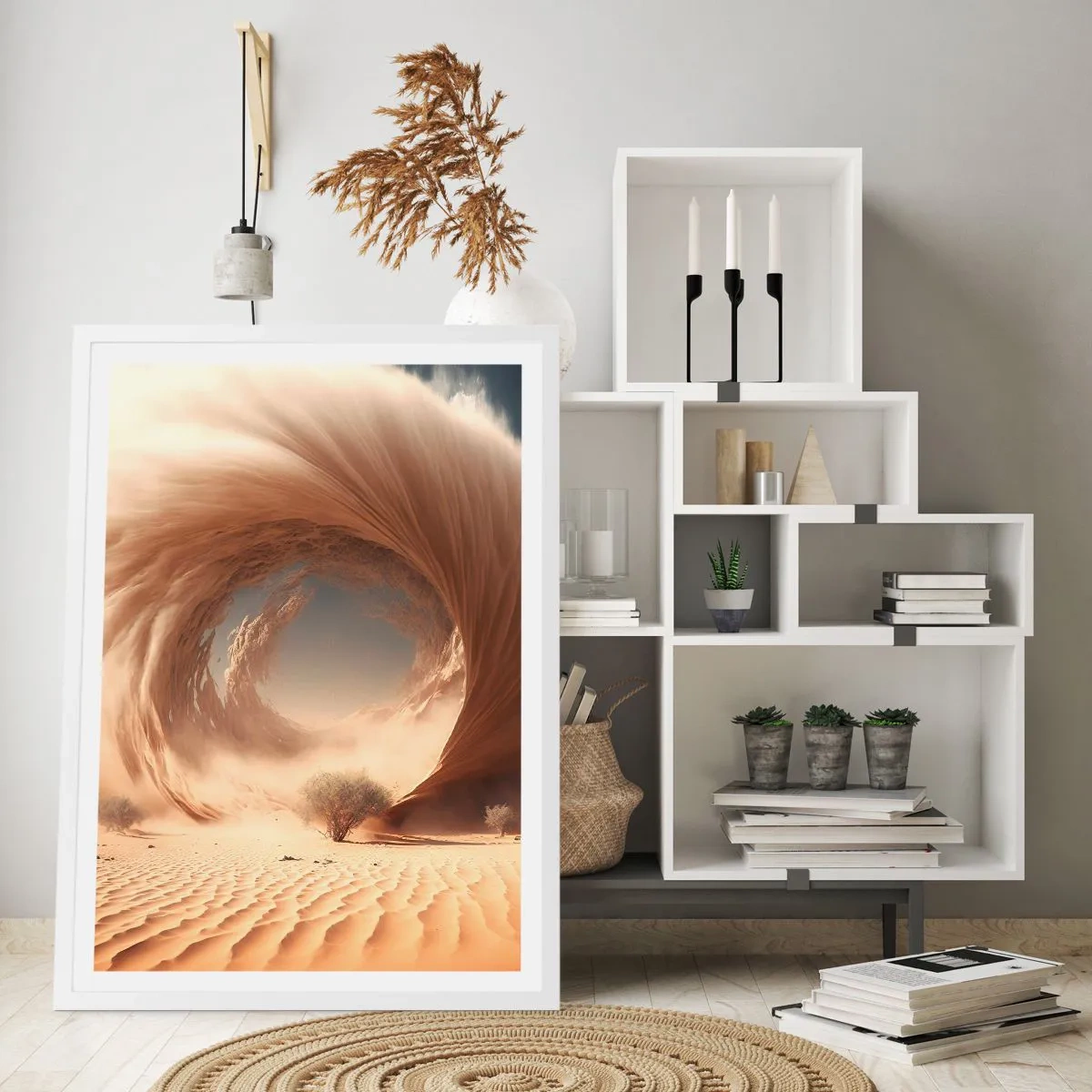 Plagát v bielom ráme - Otvorený portál - 70x100 cm