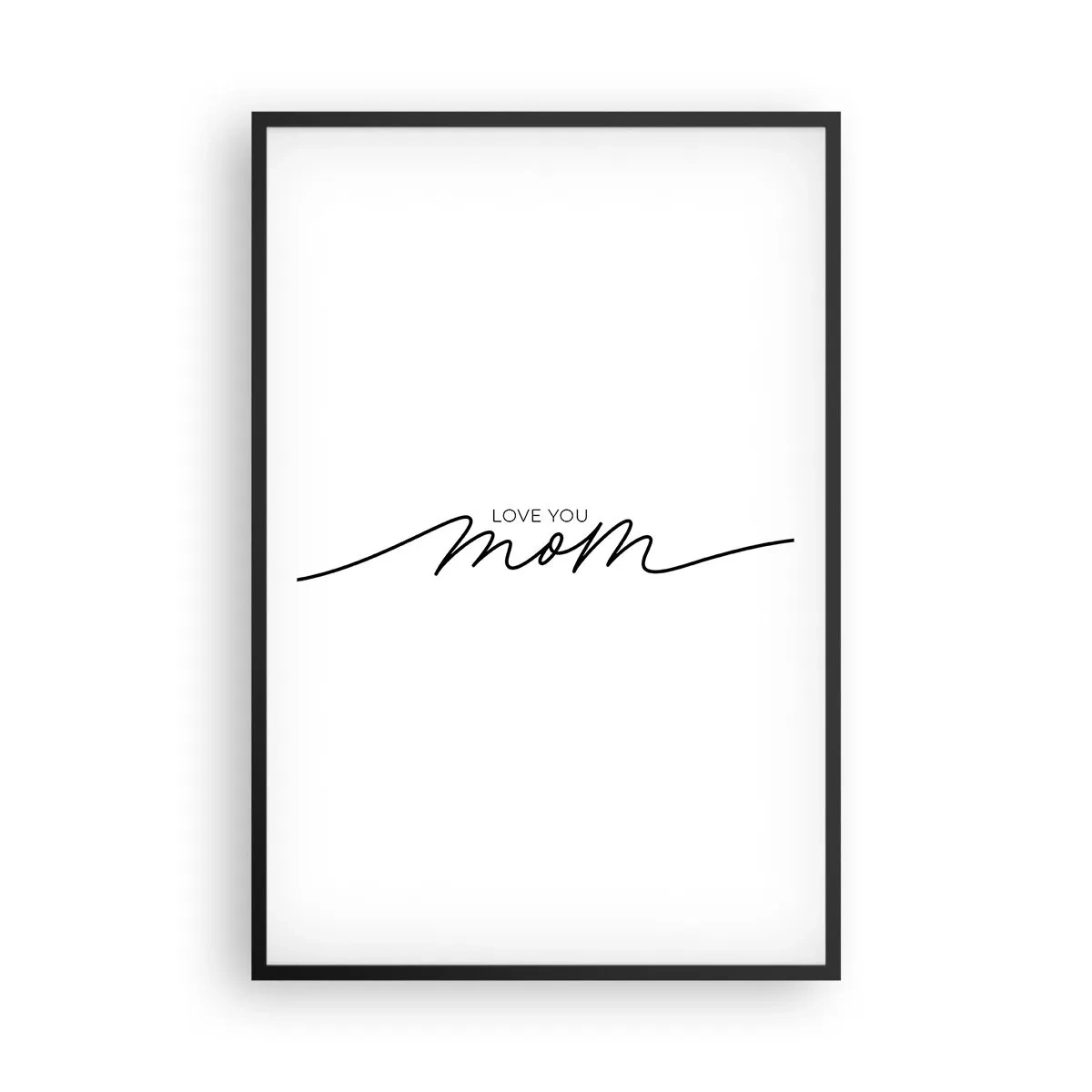 Plagát v čiernom ráme - Veľké dojatie - 61x91 cm