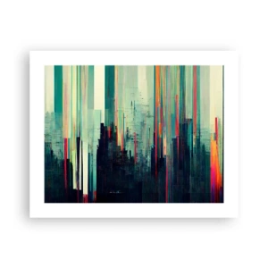 Plagát - Futuristické mesto - 50x40 cm