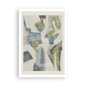 Plagát - Kompozícia za sklom - 70x100 cm