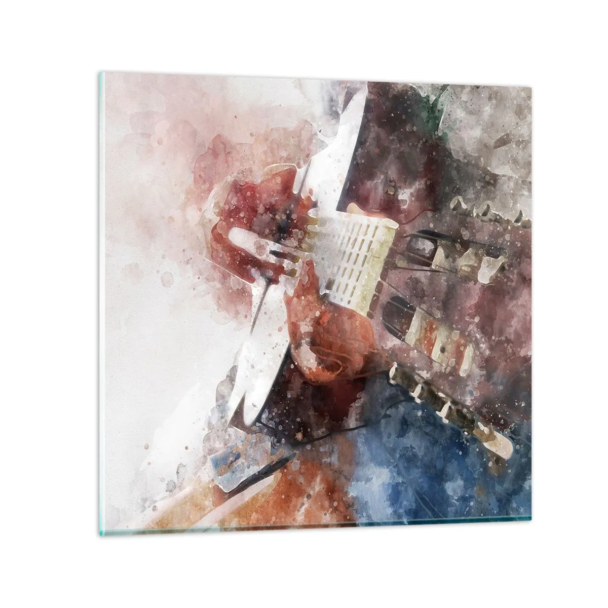 Obraz na skle - Čo si o tom myslíš? - 50x50 cm