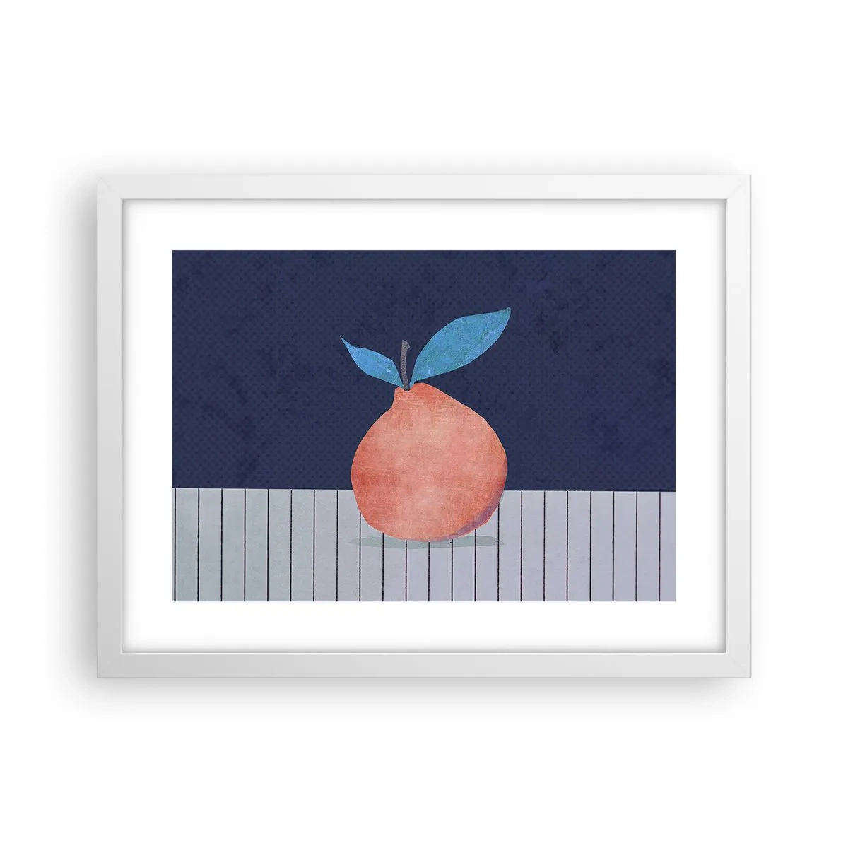 Plagát v bielom ráme - Konvexita a rovina - 40x30 cm