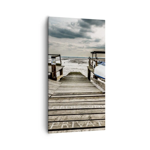 Obraz na plátne - Severná pláž - 55x100 cm