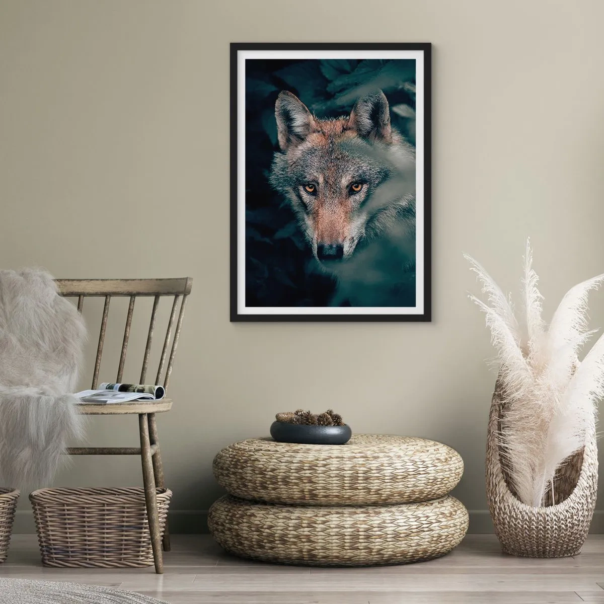 Plagát v čiernom ráme - Predátor - 61x91 cm