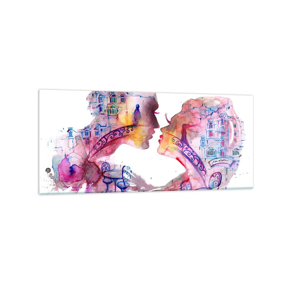 Obraz na skle - Tajomný most vzdychania - 120x50 cm