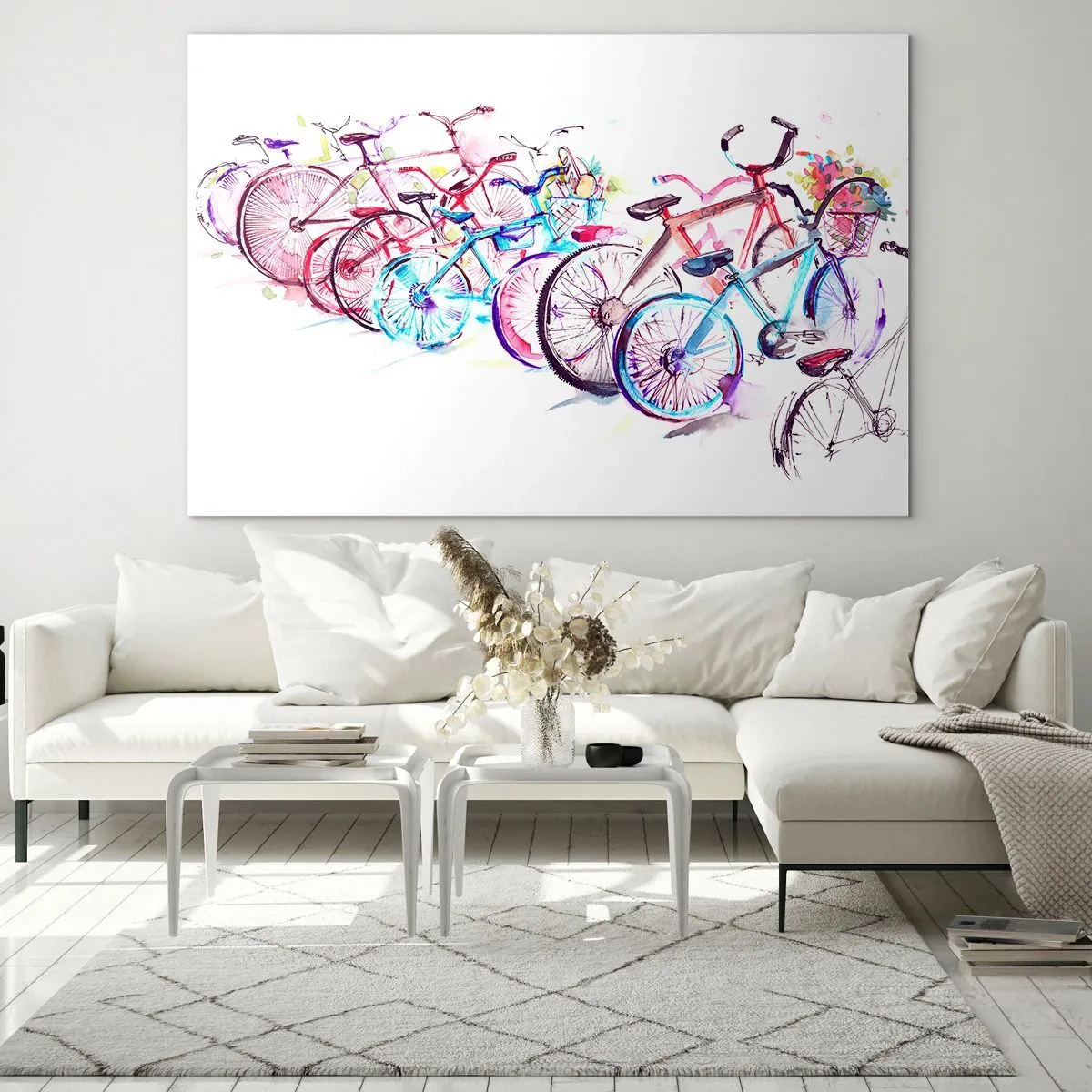 Obraz na skle - Zjazd Antimoto klubu - 100x70 cm