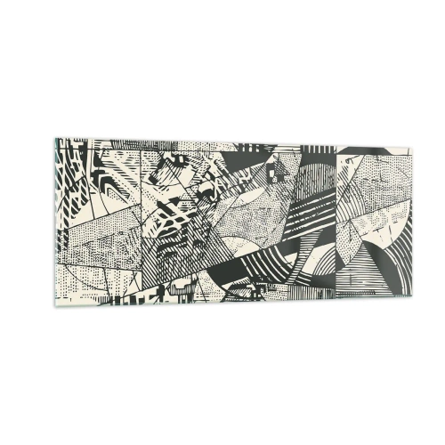 Obraz na skle - Dynamika súčasnosti - 100x40 cm