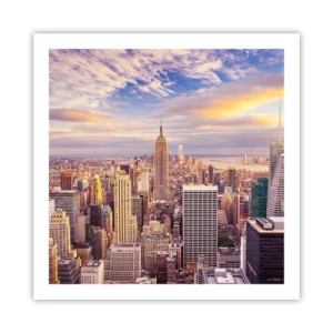 Plagát - Dosiahnuť samotné oblaky - 60x60 cm