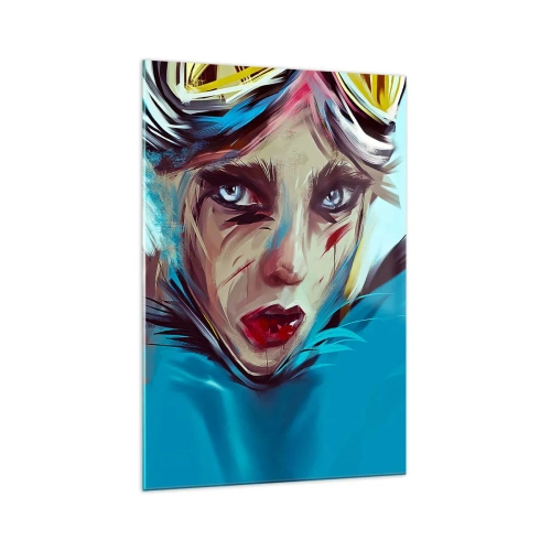 Obraz na skle - Silničná bojovníčka - 70x100 cm