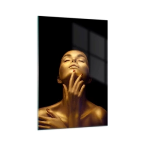 Obraz na skle - Ako zlatý hodváb - 70x100 cm