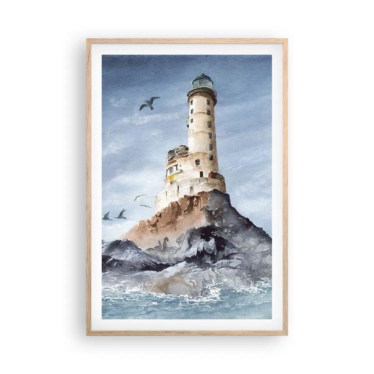 Plagát v ráme zo svetlého duba - Nepremožiteľná - 61x91 cm