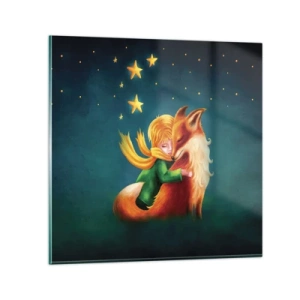 Obraz na skle - Malý princ - 50x50 cm