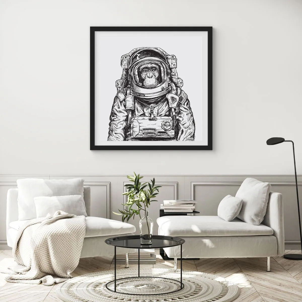 Plagát v čiernom ráme - Alternatívny vývoj - 60x60 cm