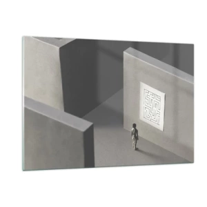 Obraz na skle - Kde to ale som? - 120x80 cm