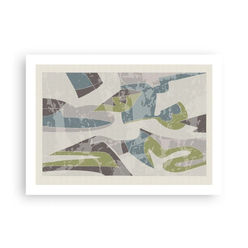 Plagát - Kompozícia za sklom - 70x50 cm