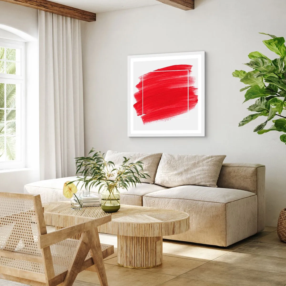 Plagát v bielom ráme - Mimo rám - 50x50 cm