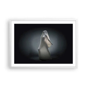 Plagát v bielom ráme - Skryté túžby - 70x50 cm