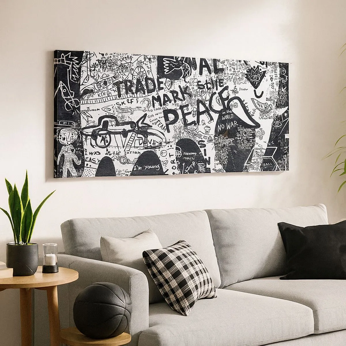 Obraz na plátne - Bohatý svet ulice - 100x40 cm