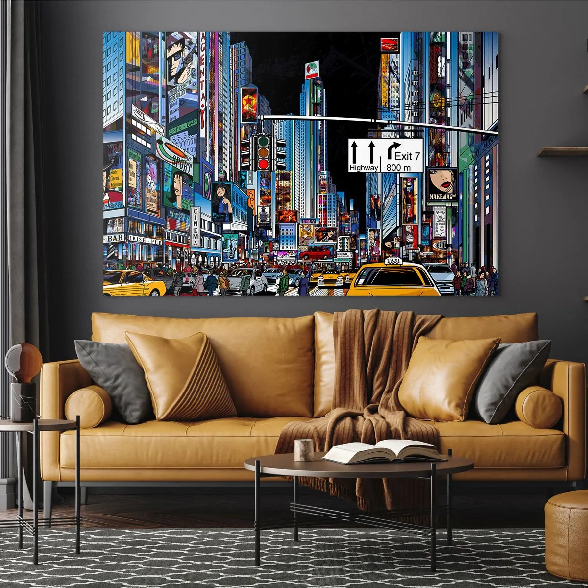 Obraz na skle - Komiksová veľká noc - 120x80 cm