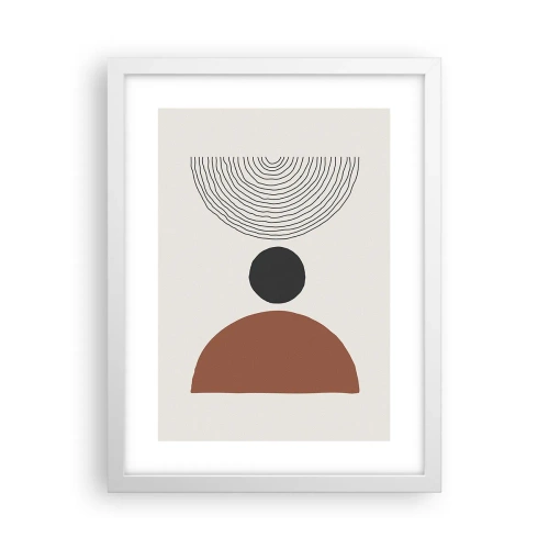 Plagát v bielom ráme - V centre pozornosti - 30x40 cm