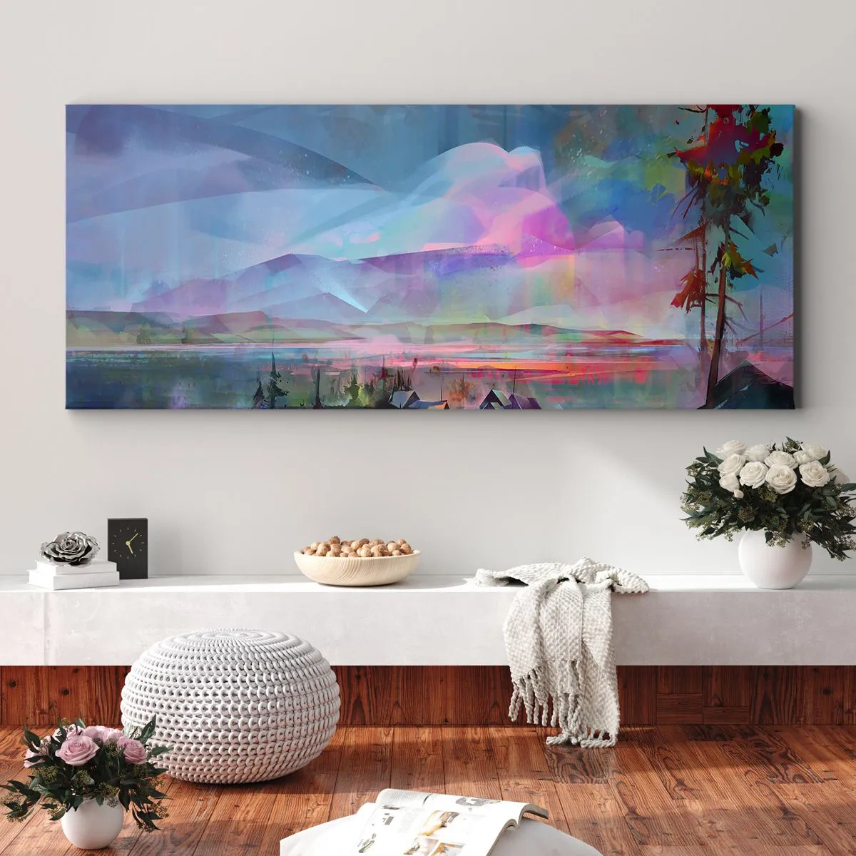 Obraz na plátne - Pod priateľským nebom - 90x30 cm
