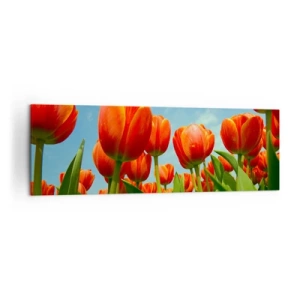 Obraz na plátne - Okrem blankytného neba nič v živote nepotrebujú - 160x50 cm