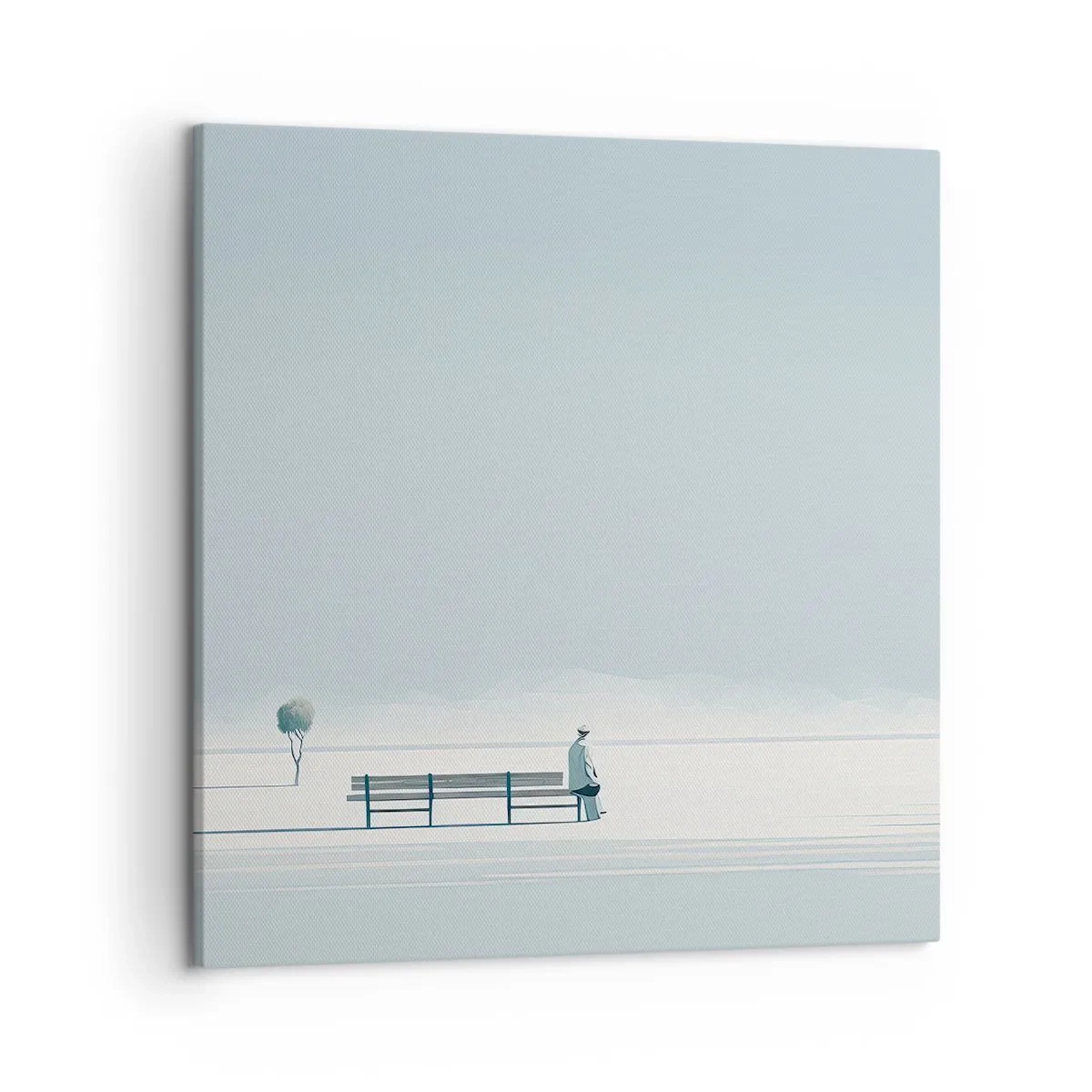 Obraz na plátne - Áno, čakám. - 50x50 cm