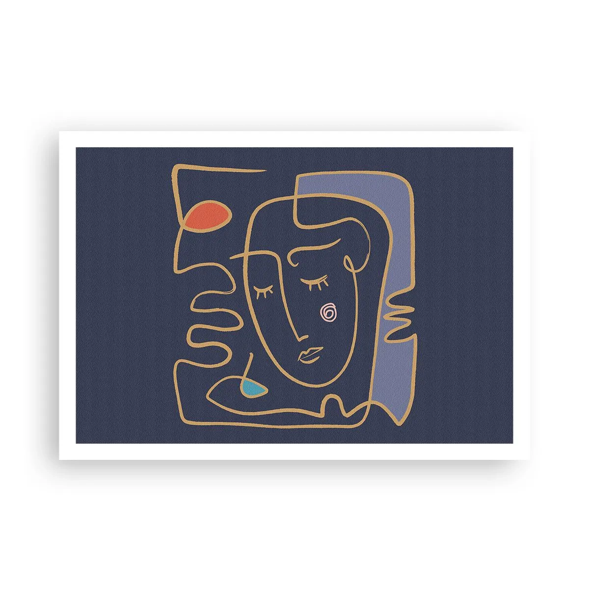 Plagát - V zádumčivosti - 100x70 cm