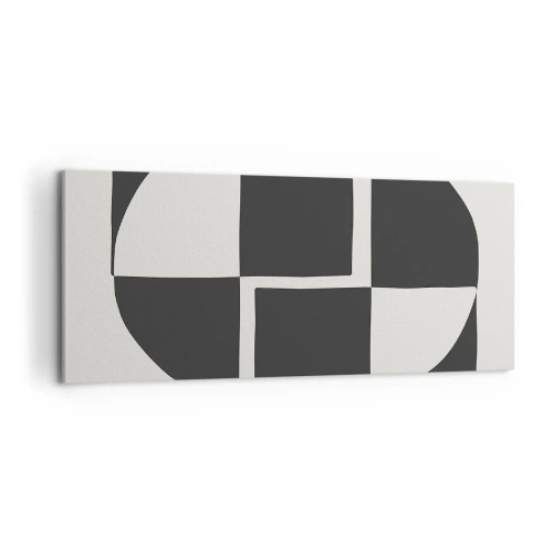 Obraz na plátne - Antitéza – syntéza - 100x40 cm