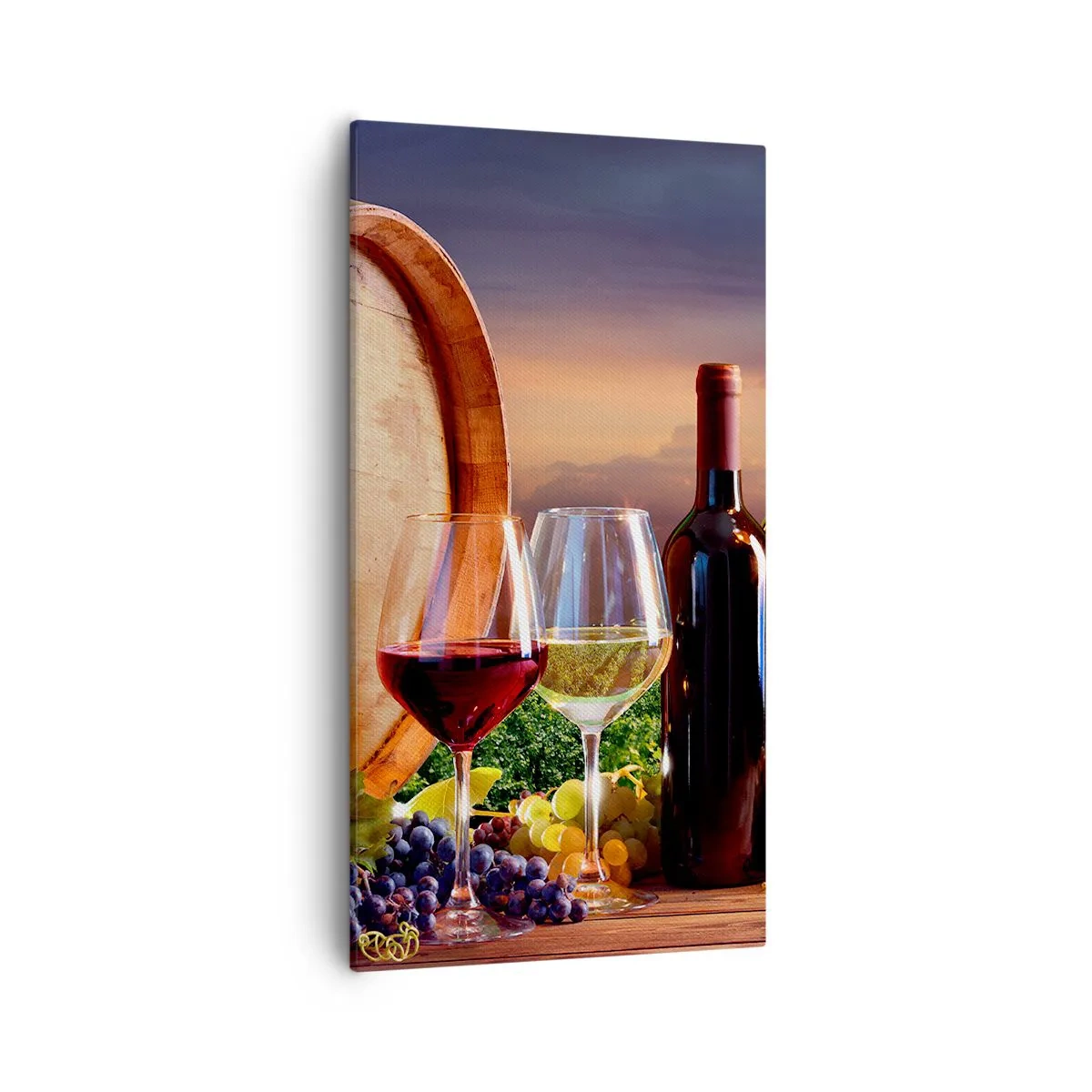 Obraz na plátne - Tu má život chuť - 55x100 cm