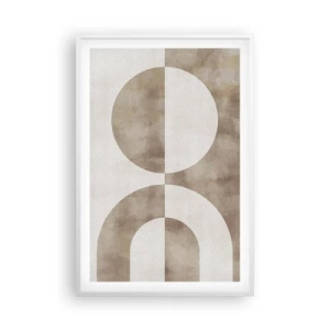 Plagát v bielom ráme - Podobnosti a rozdiely - 61x91 cm