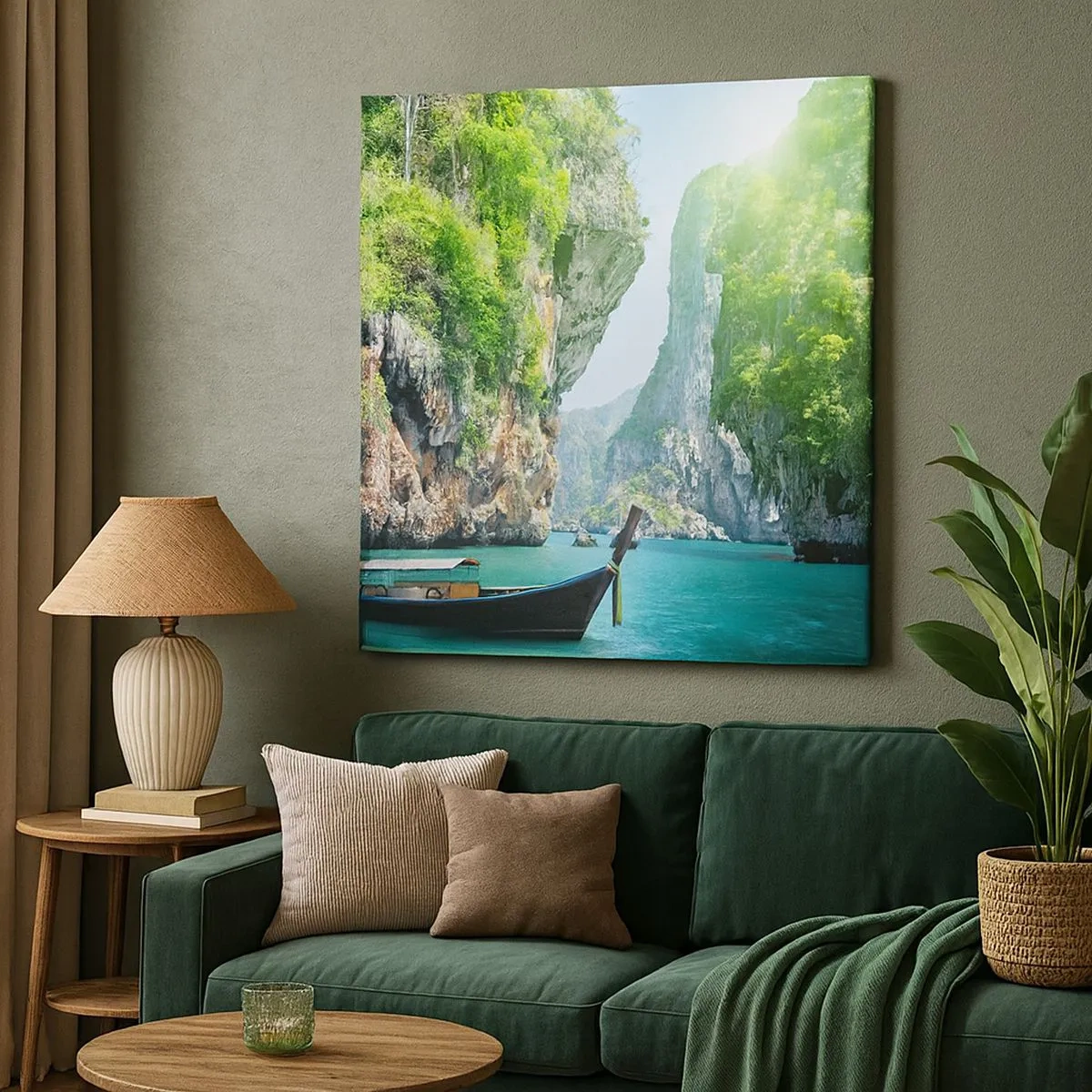 Obraz na plátne - Pozvánka na exotickú cestu - 30x30 cm