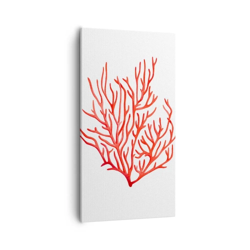 Obraz na plátne - Koralový filigrán - 55x100 cm