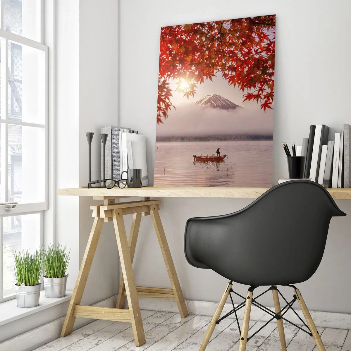 Obraz na skle - V japonskom štýle - 50x70 cm