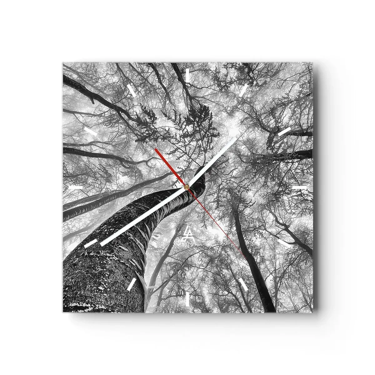 Nástenné hodiny - Závod ku svetlu - 40x40 cm