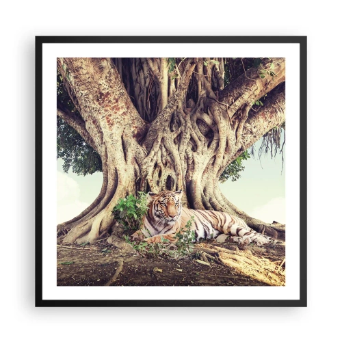 Plagát v čiernom ráme - Pohľad z knihy Mojžišovej - 60x60 cm