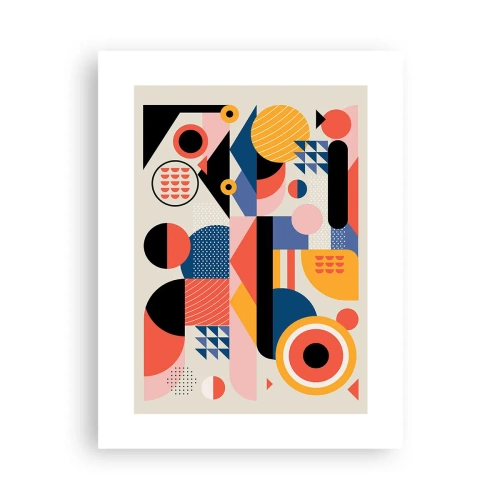 Plagát - Kompozícia: poďme sa hrať - 30x40 cm