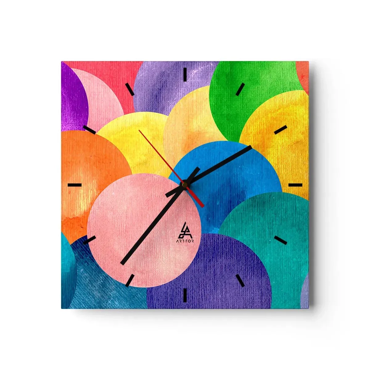 Nástenné hodiny - Pôvodná plnosť života - 30x30 cm
