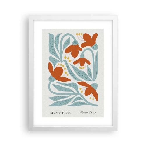 Plagát v bielom ráme - K zemi, ku slnku - 30x40 cm