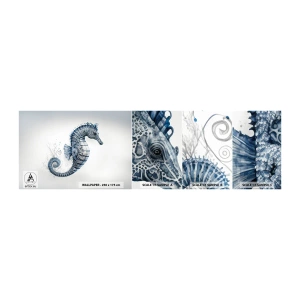 Vzorka Fototapeta Standard Eco - Jemný vtip prírody - Morský koník, Prímorské, koralový útes - 100x30 cm