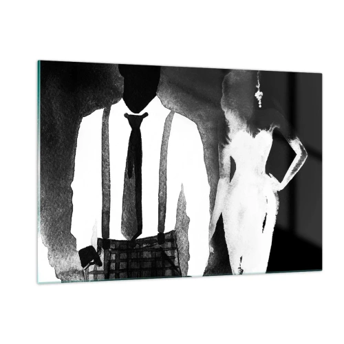Obraz na skle - V štýle noir - 120x80 cm