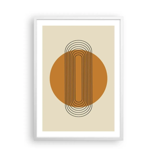 Plagát v bielom ráme - Dokonalý plán - 50x70 cm