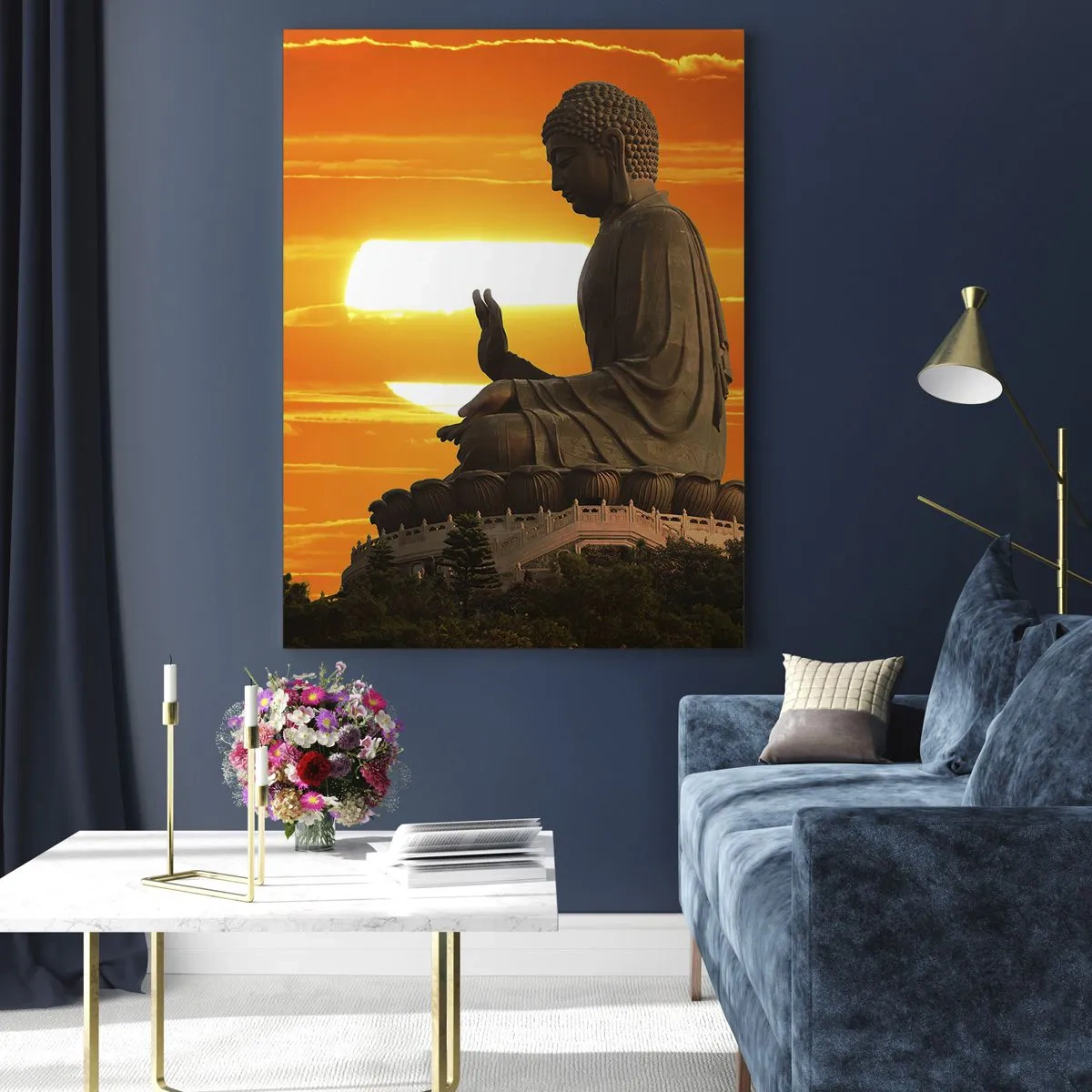Obraz na skle - Bez strachu zo sveta - 50x70 cm