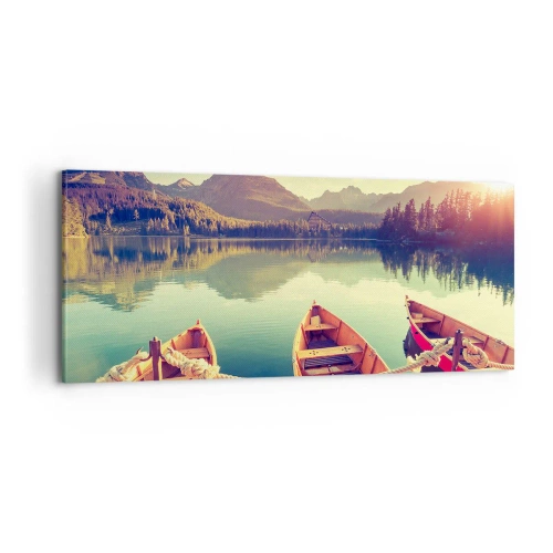 Obraz na plátne - Žiť podľa jej zákonov - 100x40 cm