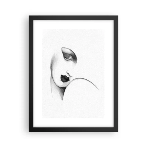 Plagát v čiernom ráme - V štýle Lempickej - 30x40 cm