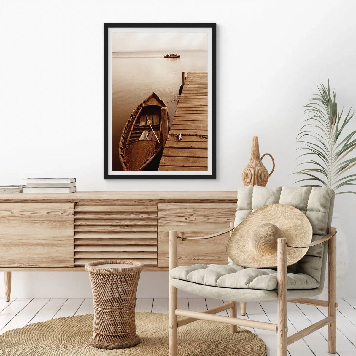 Plagát v čiernom ráme - Veľký pokoj - 70x100 cm