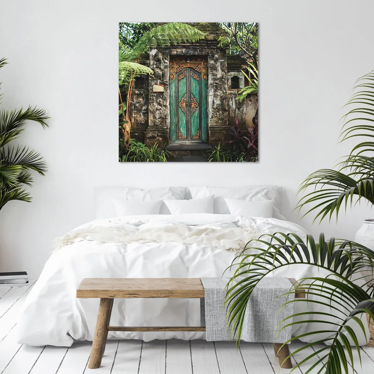 Obraz na plátne - Dvere do exotického sveta - 70x70 cm